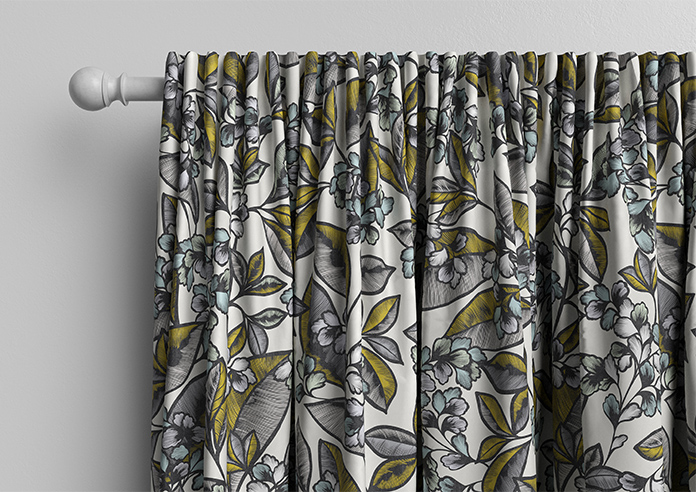 Walled Garden, Lemon - Made to Measure Curtains - Image 10